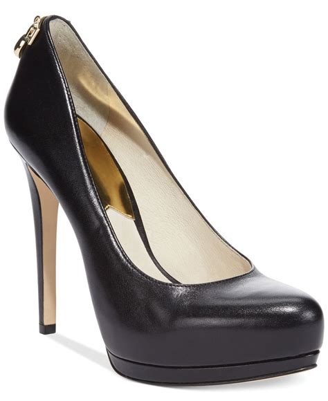 michael kors black heel